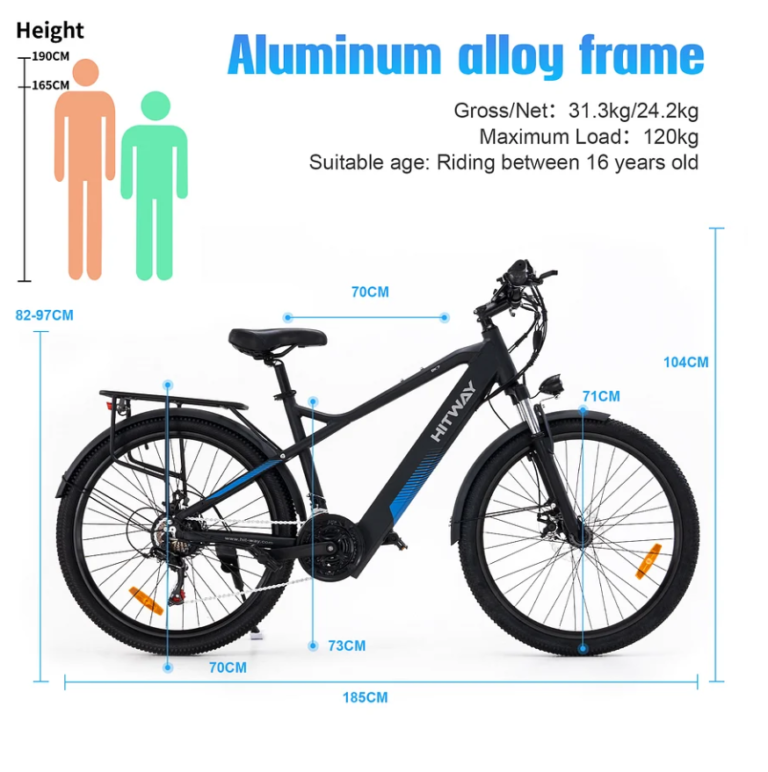 Hitway Electric Bike Review Electric Bike Information